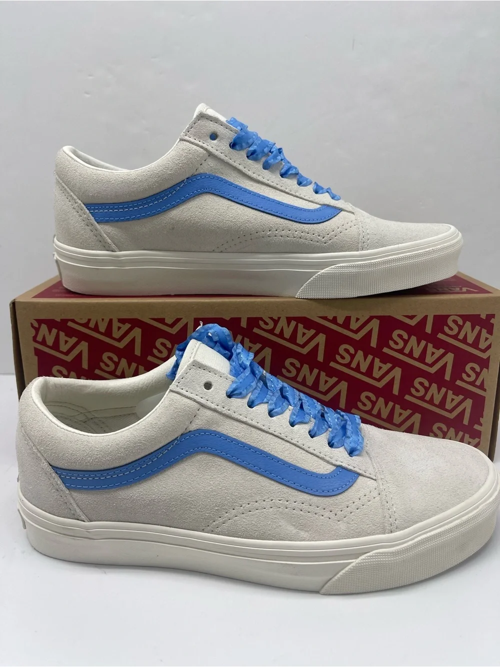 Vans WMNS Sz 8 Old Skool Chou Chou White/Blue VN000D2VZ5D Sneakers